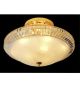 Round Crystal Chandelier - Surface Mounted