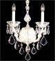 Floral Crystal Wall Light