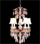 5 Light Crystal Chandelier with Shades