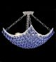 Rhombus Shaped Coloured Crystal Chandelier