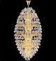 Oval Shaped Elegant Crystal Chandelier