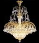 Elegant Tiered 10 Light Crystal Chandelier