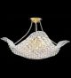 Elegant Crystal Bowl Shaped Chandelier