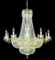 Empire Style Crystal Regency Chandelier