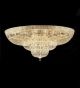 dome shaped surface mounted 36 light crystal chandelier