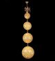 Crystal Stairwell Ball Chandelier