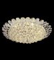 Surface mounted 9 light crystal chandelier