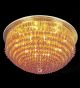 Circular Surface mounted crystal chandelier
