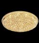 Surface mounted 21 light circular crystal chandelier