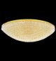 Surface mounted 40 light circular crystal chandelier