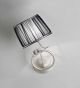 Ombrello Design Chrome Wall Light with Swarovski Crystal