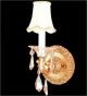 Crystal Wall Light with Shade