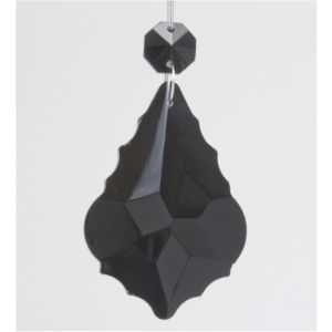 Large Maple Leaf Crystal Decoration