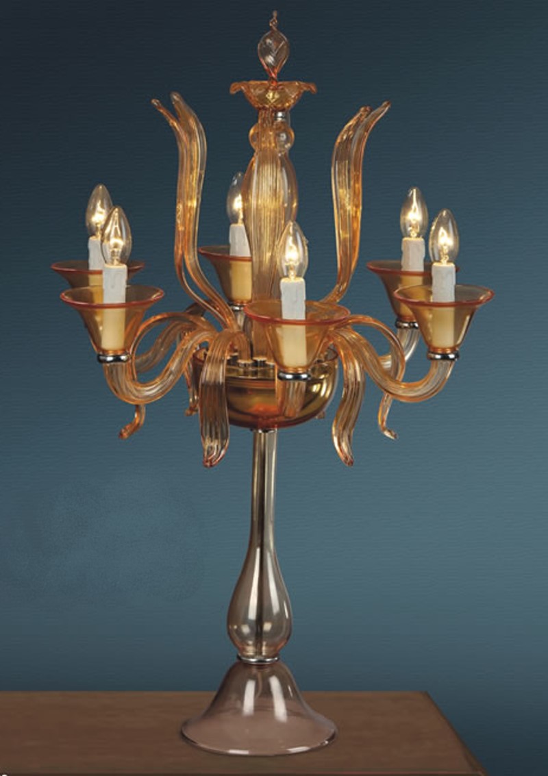 MURANO STYLE TABLE LAMPS