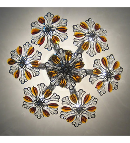 Murano Style Surface Mounted Chandeliers